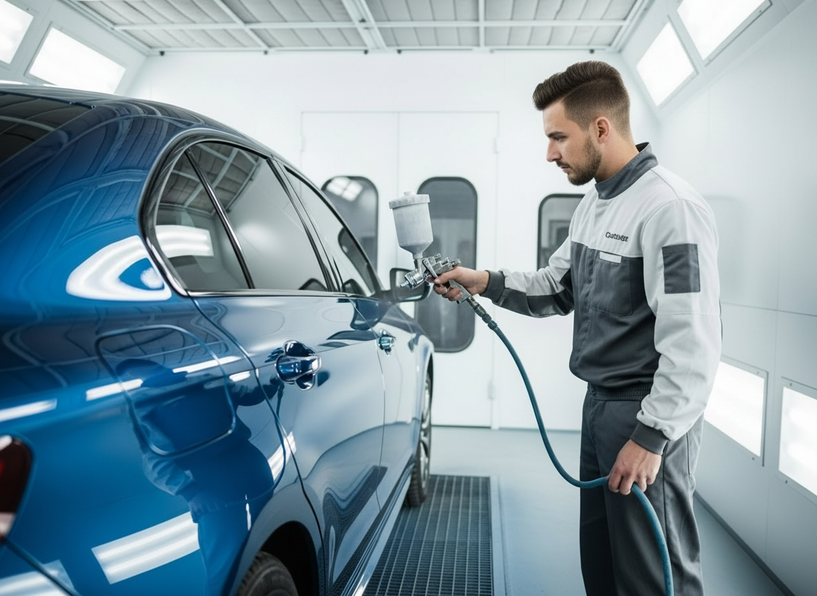 Automotive paint application